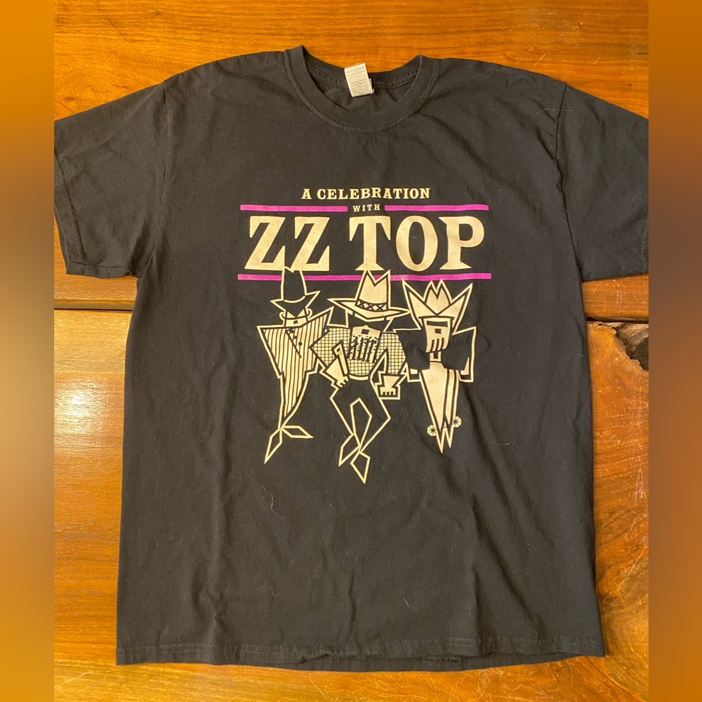 Gildan Black ZZ Top 2021 tour T-Shirt
